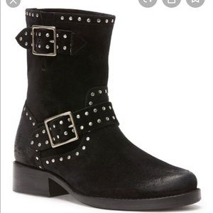 Rare FRYE Vicky Stud Combat Boots